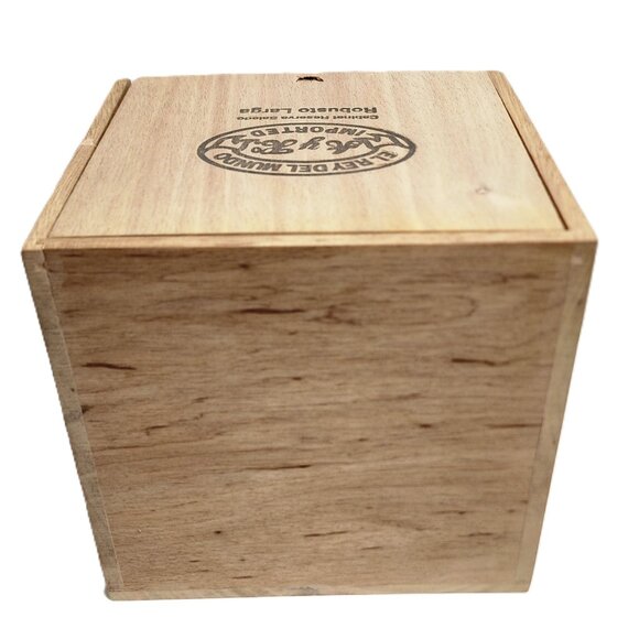 Collectible El Rey Del Mundo Cabinet reserve Salado Robusto Cigar Box - Picture 4 of 7